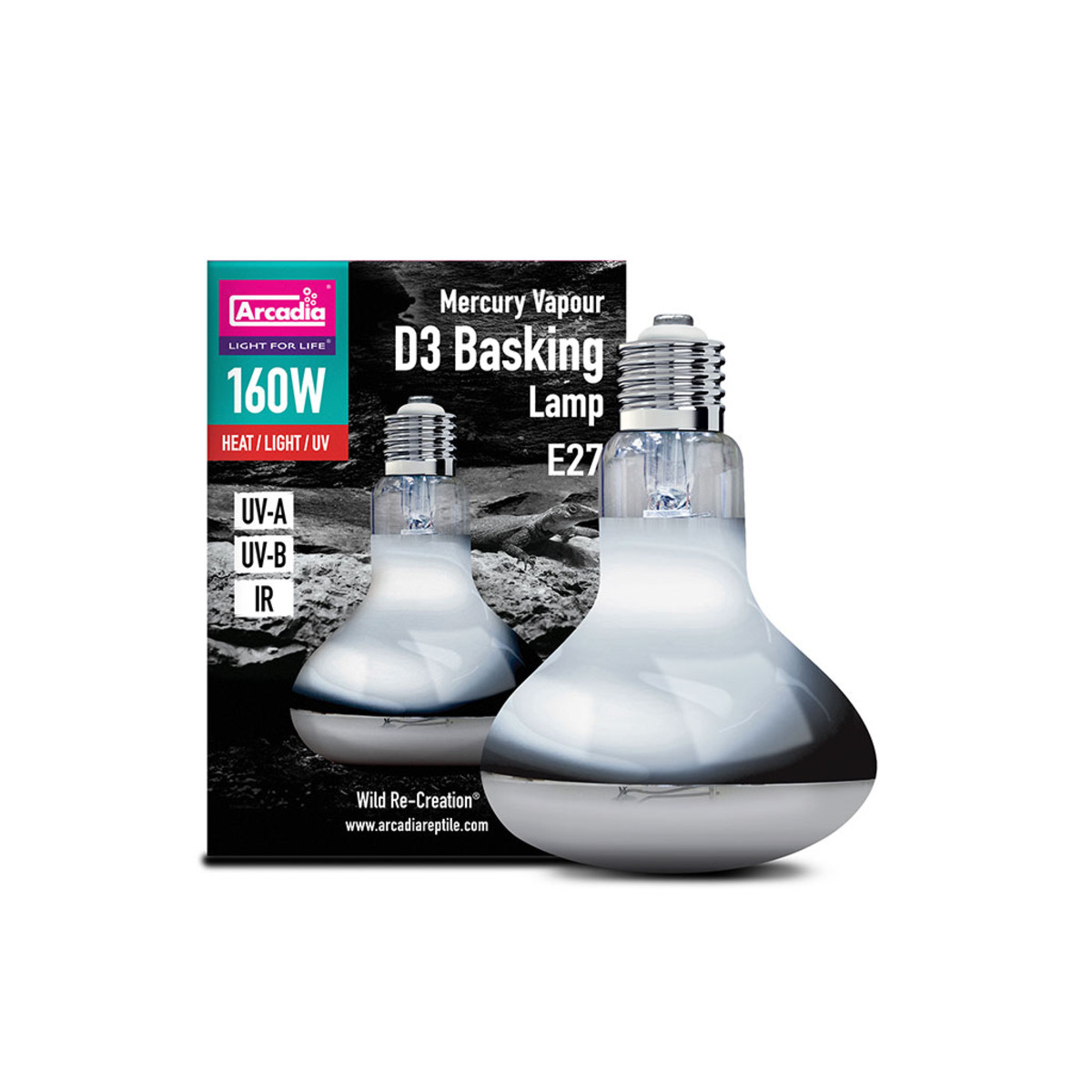 Arcadia D3 UV Basking Lamp, 160w