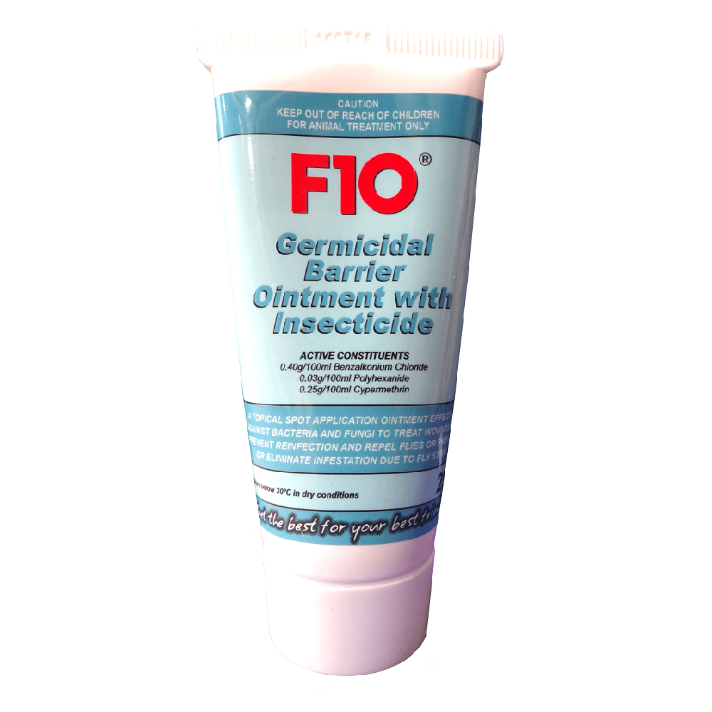 F10 Germicidal Barrier Ointment with Insecticide, 25g tube