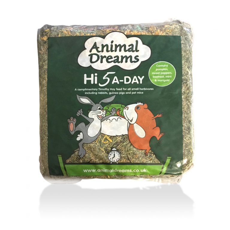 Animal Dreams Hi 5 a-day, Timothy Hay - 1kg ***** CURRENTLY OUT OF STOCK*****